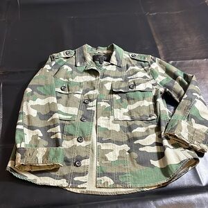 J Crew Camo Jean Jacket